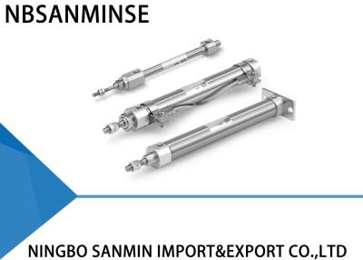 China Double Acting Single Rod Pneumatic Air Cylinder Bore Size 6 / 10 / 16 1MPa for sale