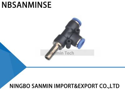 China Empurrar pneumático do T da corrida do ramo do conector da mangueira de PDJ os encaixes rápidos Sanmin de alta qualidade do ar do One Touch à venda