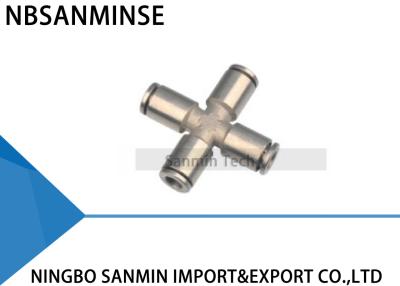 中国 PZT 4の方法管の十字連合多様なコネクターのカプラーSanminの空気の管付属品押し 販売のため