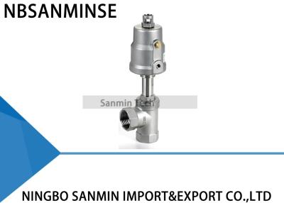 China JDF1400 / JDF1500 Pneumatic Angle Seat Valve SS 304 Pneumatic Drain Valve for sale