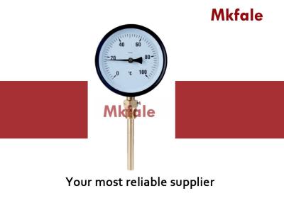 China Bimetallisches Temperatur-Prozeßmessgerät des schwarzer Stahlkasten-flüssiges Manometer-SMNB zu verkaufen