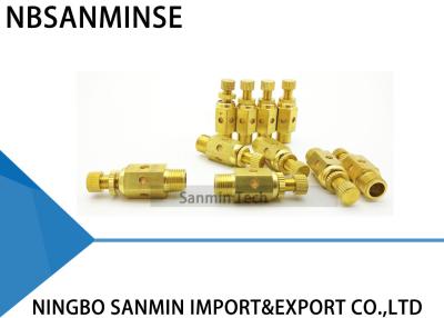 China NBSANMINSE C Type Pneumatic Air Fittings Muffler Throttle Valve Pneumatic Brass Silencer for sale