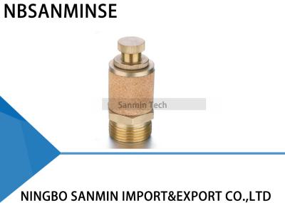 China Silencer Sintered Copper Muffler Brass Fitting Exhaust Muffler Throttle Valve NBSANMINSE B 1/8 1/4 3/8 1/2 3/4 1 Type for sale