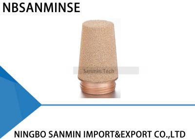 China NBSANMINSE Sc-Art Filter-Messingabluft-Schalldämpfer gesinterter kupferner Reihen-Schalldämpfer M5 1/8 1/4 3/8 1/2 3/4 1 Größe zu verkaufen