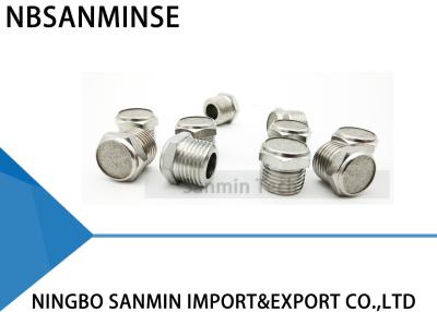 China 1/8 1/4 3/8 Art Schalldämpfer-pneumatische Teile des 1/2 Edelstahl-Schalldämpfer-BSL-SSM zu verkaufen