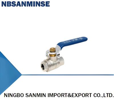 China Chrome plated brass ball valve for sale