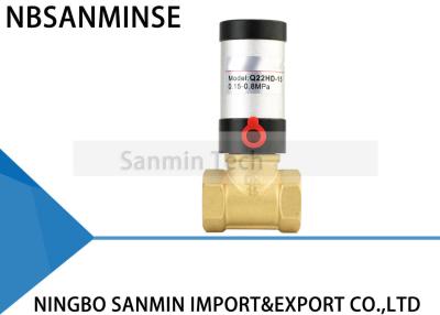 中国 Q22HDシリーズ空気制御弁の真鍮のステンレス鋼物質的な水空気のための空気によって動力を与えられるピストン弁 販売のため