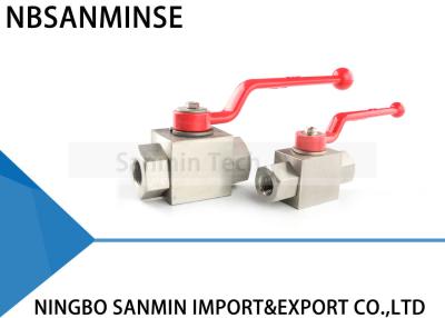 China De Hydraulische Kogelklep khb-G1/8 1/4 3/8 1/2 Anticorrosief Ontwerp SS304 SS316 van de roestvrij staalhoge druk Te koop