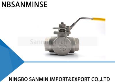 China 3 Kogelklep 1 duim1000psi WOG cf8m3k-1 van de manier de Hydraulische Hoge druk Van het Roestvrij staalss316 olie en gas pijplijn Te koop