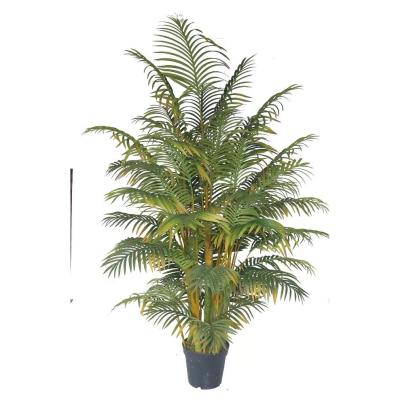 China New Style LS18062805 High Artificial Plants 185cm Height Autumn Simulated Palm Tree For Garden Decorative Palm for sale