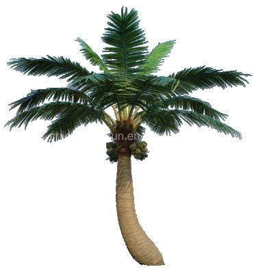 China LSD-20160121671 Eco-friendly Outdoor Decoration Artificial Coconut Tree With Fruits for sale