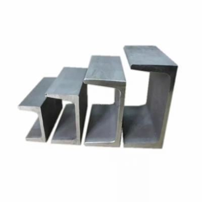 China Custom Shape Cold Rolled Galvanized Steel U Sections Steel Structure China Wholesale Price Channel Price for sale