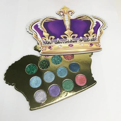 China Matte Shimmer Glitter Color Custom Waterproof Any Shape Makeup Cosmetics Private Label Magnetic Eyeshadow Palette for sale