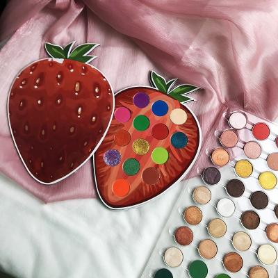 China Custom Shaped Eyeshadow Palette DIY 14-Color Private Label Waterproof Vegan Eyeshadow for sale