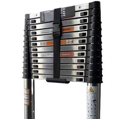 China High Quality Stainless Steel 3.8m Telescopic Ladders Telescopic Ladder For Construction Use for sale