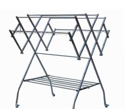 China NEW Minimalist Household Cloth Position Hanger Rack Stainless Steel Clothes Drying Hanging Rack Universal For Home Use for sale