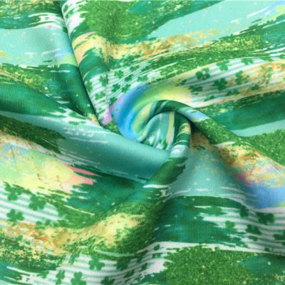 China High Quality Memory Scuba Knit Fabric No MOQ Fast Delivery Custom Printing Fabric Scuba Green By The Yard for sale