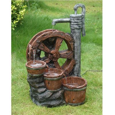 China Easy to move and clean the Gray Home Garden Water Modern outdoor fountain for sale