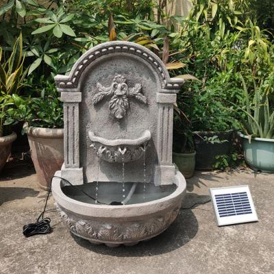 China Easy To Move And Clean Outdoor Decoration Fiber Polyresin Water Wall Fountain for sale