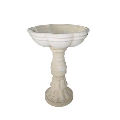 China Easy To Move And Clean China Cement Bird Bath Miniature Outdoor Garden Decoration for sale