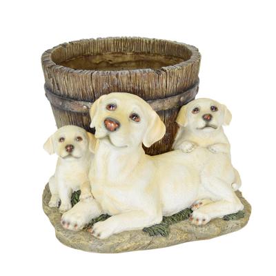 China Easy To Move And Clean High Quality Resin Animal Flower Pot From China Supplier for sale