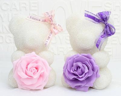 China Artificial Teddy Bear Flowers Wedding Artificial Flower Wholesale With High Quality for sale