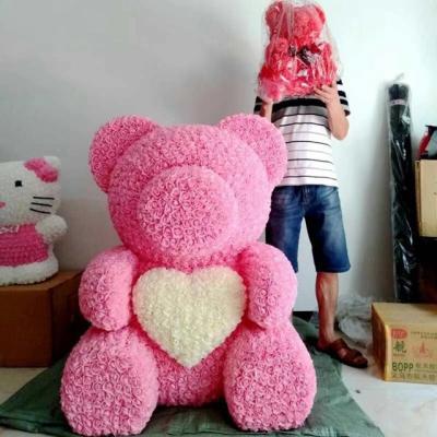 China Best Gift Selling Christmas Rose Bear Gifts Gift Item for sale