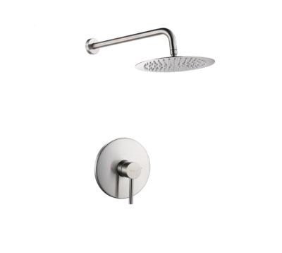 China Without Slide Bar Single Function shower valve inwall rainfall Shower Set for sale