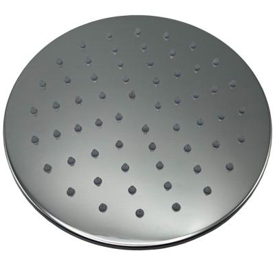 China Without Diverter High quality 8 inches chrome rainfall square high pressure stainless steel round shower head for bathroom for sale