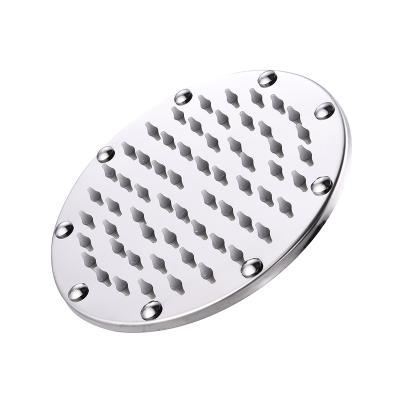 China Without Diverter 6 inch good quality  shower head round Shower Head Bathroom Product  with screw for sale