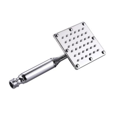 China Without Diverter Bathroom Accessories Water Saving High Pressure Waterfall Shower Head SUS 304/201 Stainless Steel Handheld Hand Shower for sale