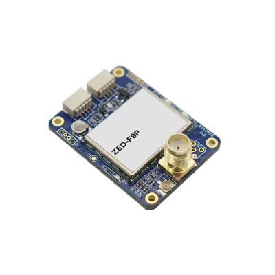 China RTK Base Station / Rover High Precision Gnss RTK Board TTL Level NMEA0183 For Centimeter Level Setting ZED-F9P Module Test Board for sale