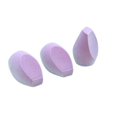 China Soft/Pro/Plus/Hard/Nice Optional Microfiber Assembled Cup 3 Sides Beauty Sponge Blender Teardrop Makeup Sponge Blast For Face Foundation Cosmetics Tools for sale