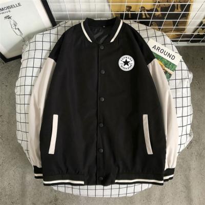 China Fashion Breathable High Quality Men Coat Autumn And Winter Match Color Baseball Loose Soft Jacket for sale