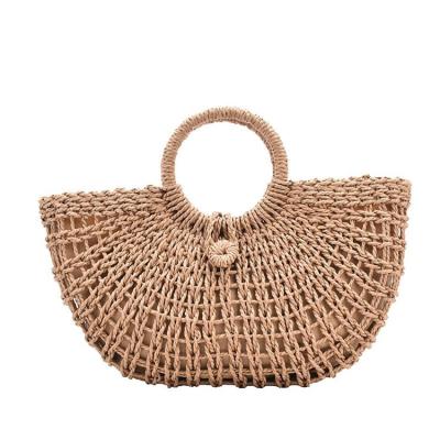 China Fashion AOMEI 2021 Fashion Cavity Handbags Women Bag Casual Solid Weaving Handbags For Women for sale