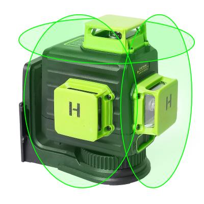 China B03CG Laser Level 12 Self-Leveling 3D 360 Cross Green Lines With Type-C Charging Port 28.5x12x20.5cm for sale