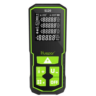 China S120 120M Mini Handheld Smart Digital Laser Measure Distance Meter Area Volume Tool for sale