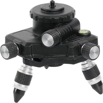 China 360 Rotation Adjustment AT2 Laser Level Adapter 360 Degree Adjustment Rotation Tripod Bracket For 1/4inch Interface Rotation Swivel Base for sale