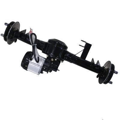 China Atv Axle Car Motor Power Electric Tricycle Vehicle Assembly 60v 1200w Modified Four Wheel Full Drum Brake Rear Differential for sale