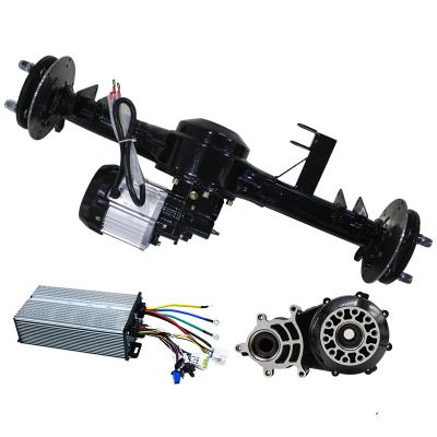 China Atv Motorized Tricycles Gearbox Golf Cart Electric Motor Rear Axle Ev Conversion Kit for sale