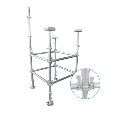 China Industrial Rotatable Disc Loop Scaffolding ringlock scaffolding system used for construction for sale