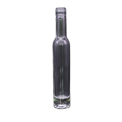 China High Quality Clear Glass 200ml Beverage Oil Bottle Manufacturer for sale