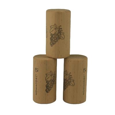 China Pilfer Proof Customized Wooden Wine Bottle Corks Stoppers for sale