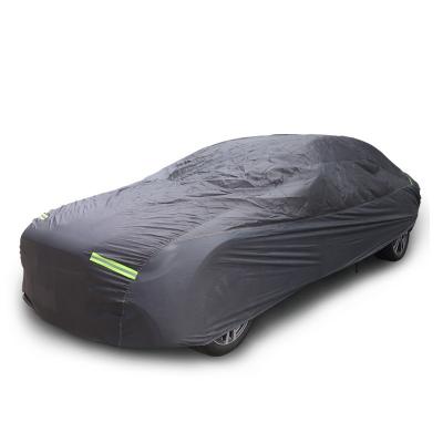 China Universal Car Cover 170T Scratch Cloth Sedan Car Cover Dustproof Silver Coated Waterproof Windproof Dustproof Snowproof for sale