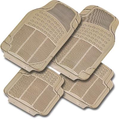 China Easy Cleaned Universal PVC Floor Mat Anti Slip Interior Accessories Car Mats for sale