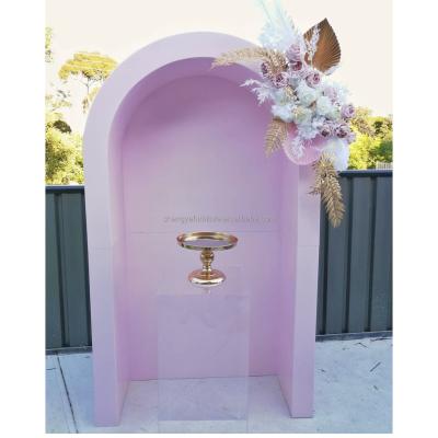 China Acrylic Wedding Decorations Arch Wedding Backdrop Acrylic Stand for sale