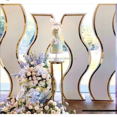 China High Quality Wedding Decoration Acrylic Acrylic PVC Backdrop For Event Stage for sale