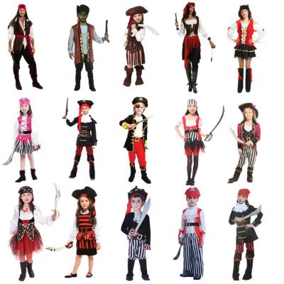 China Hot Selling Genuine/Safe/Attractive Amazon Cosplay Costume Halloween Pirate Party Clothes For Kids for sale