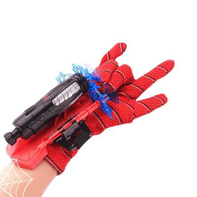 China Eco-friendly Anime Marvel Spiderman Costume Masks Gloves Superhero Cosplay Halloween Props Kids Toys for sale