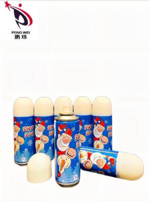 China Harmless Fireproof Snow Flocking Spray , Tin Fake Snow Spray For Christmas Tree for sale